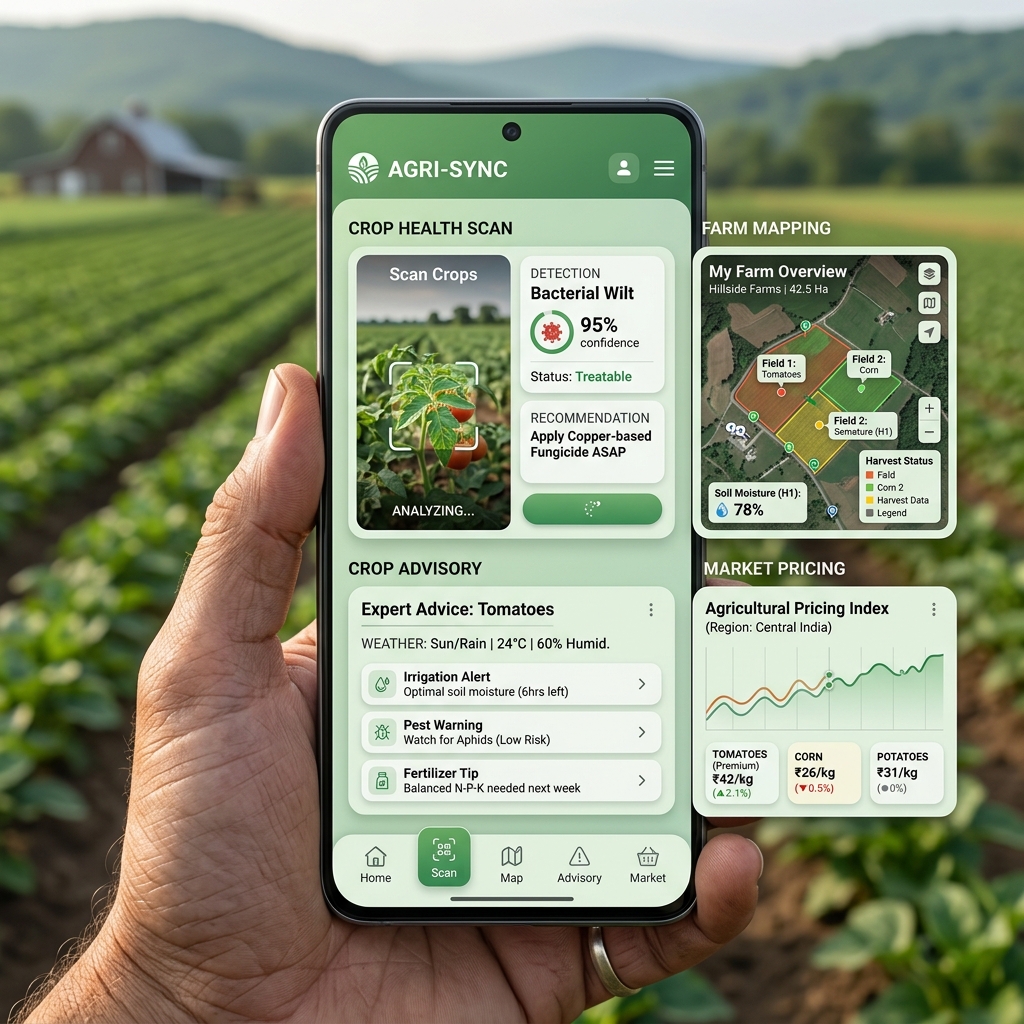 AgriCorp Smart Farming Advisory Mobile App