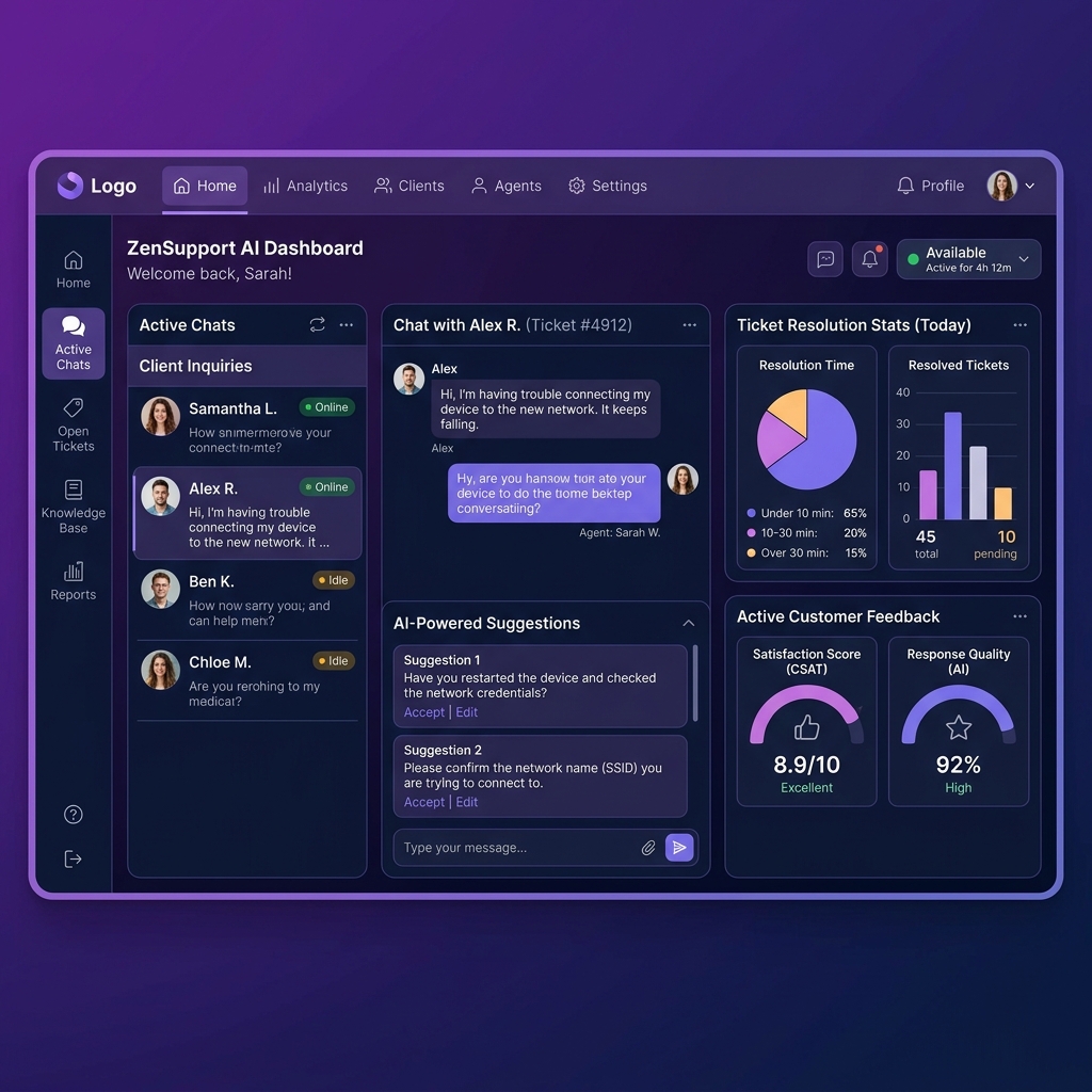 MedCare Systems AI Customer Support Dashboard