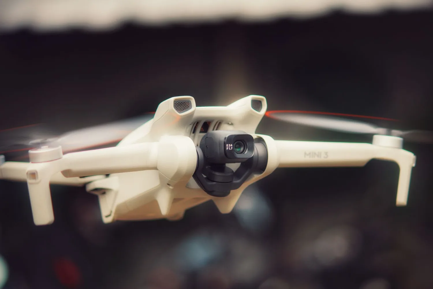 Illustrative drone in flight